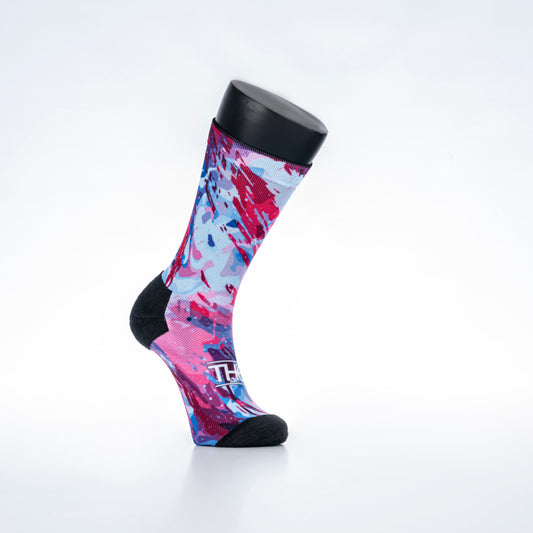 Abstract Pink Blue - L