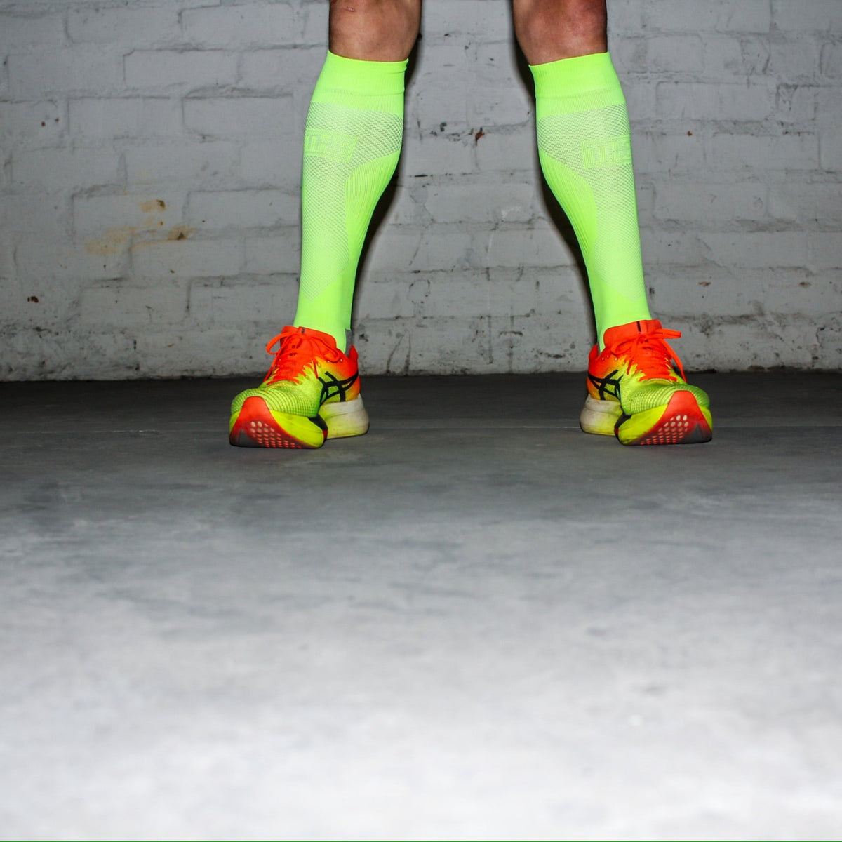 Compression socks Neon