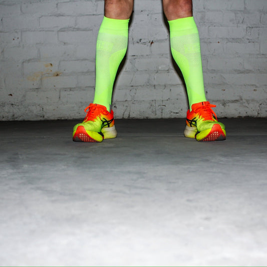 Compression socks Neon