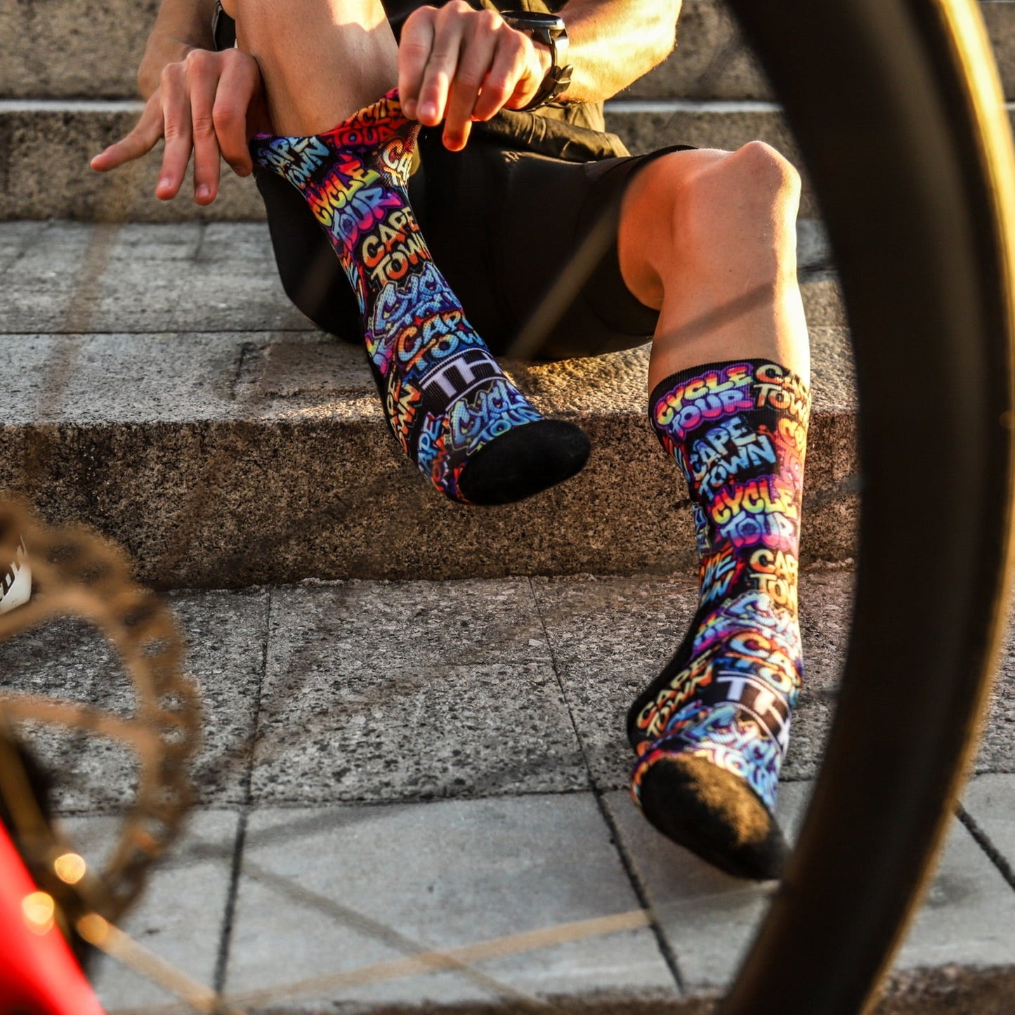 Graffiti bei der Kapstadt-Radtour