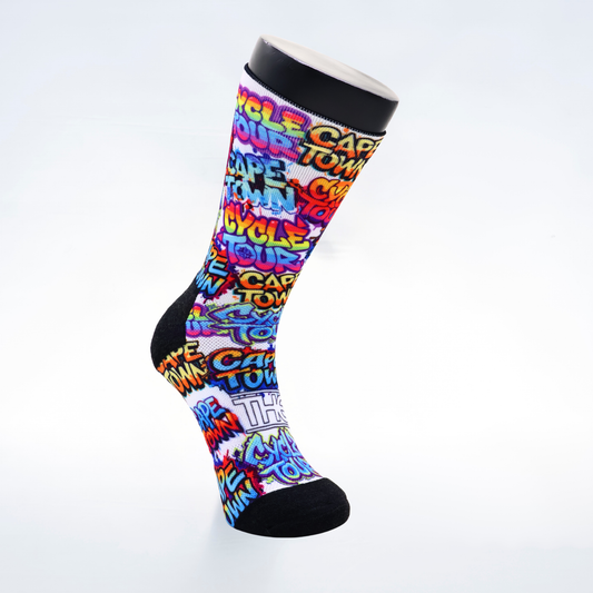 Cape Town Cycle Tour Graffiti White